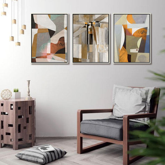 Abstract Flow Stretched Canvas - Nordic Side - 3 piece, Acrylic Image, canvas art, Canvas Image, spo-enabled