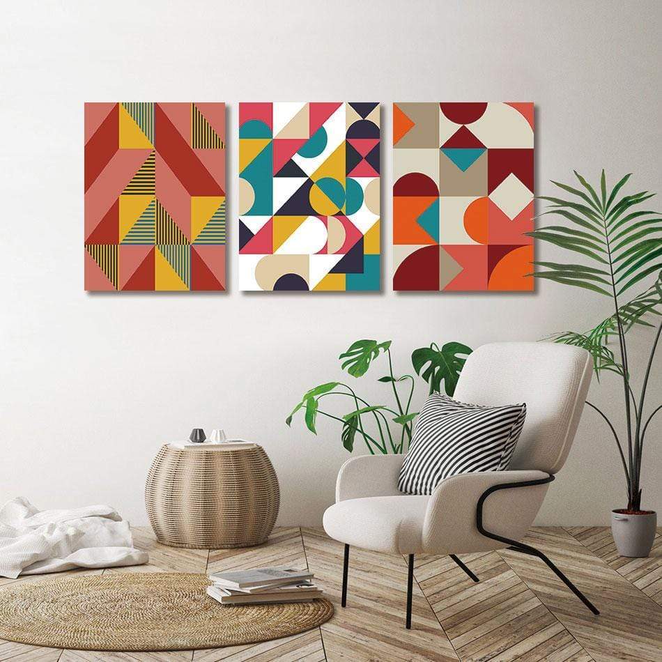 Jasprin Stretched Canvas - Nordic Side - 3 piece, Acrylic Image, canvas art, spo-enabled