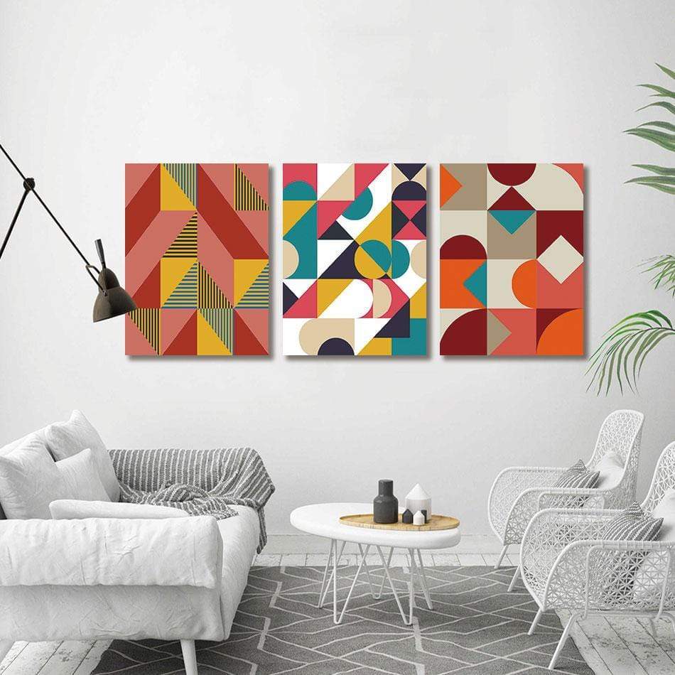 Jasprin Stretched Canvas - Nordic Side - 3 piece, Acrylic Image, canvas art, spo-enabled