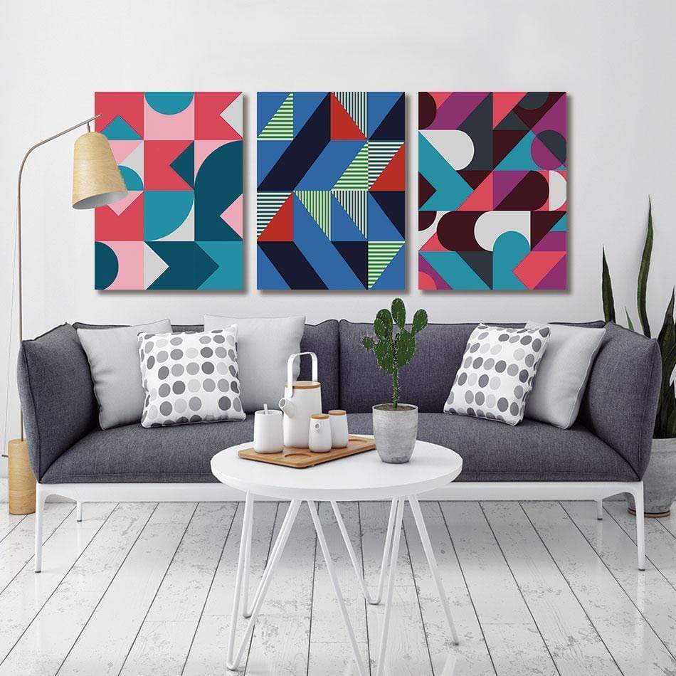 La Chorant Stretched Canvas - Nordic Side - 3 piece, Acrylic Image, canvas art, spo-enabled