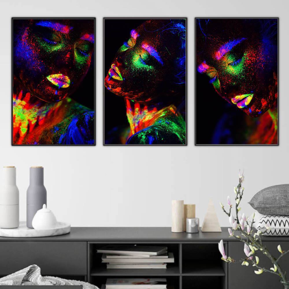 Glowing Woman Canvas - Nordic Side - 