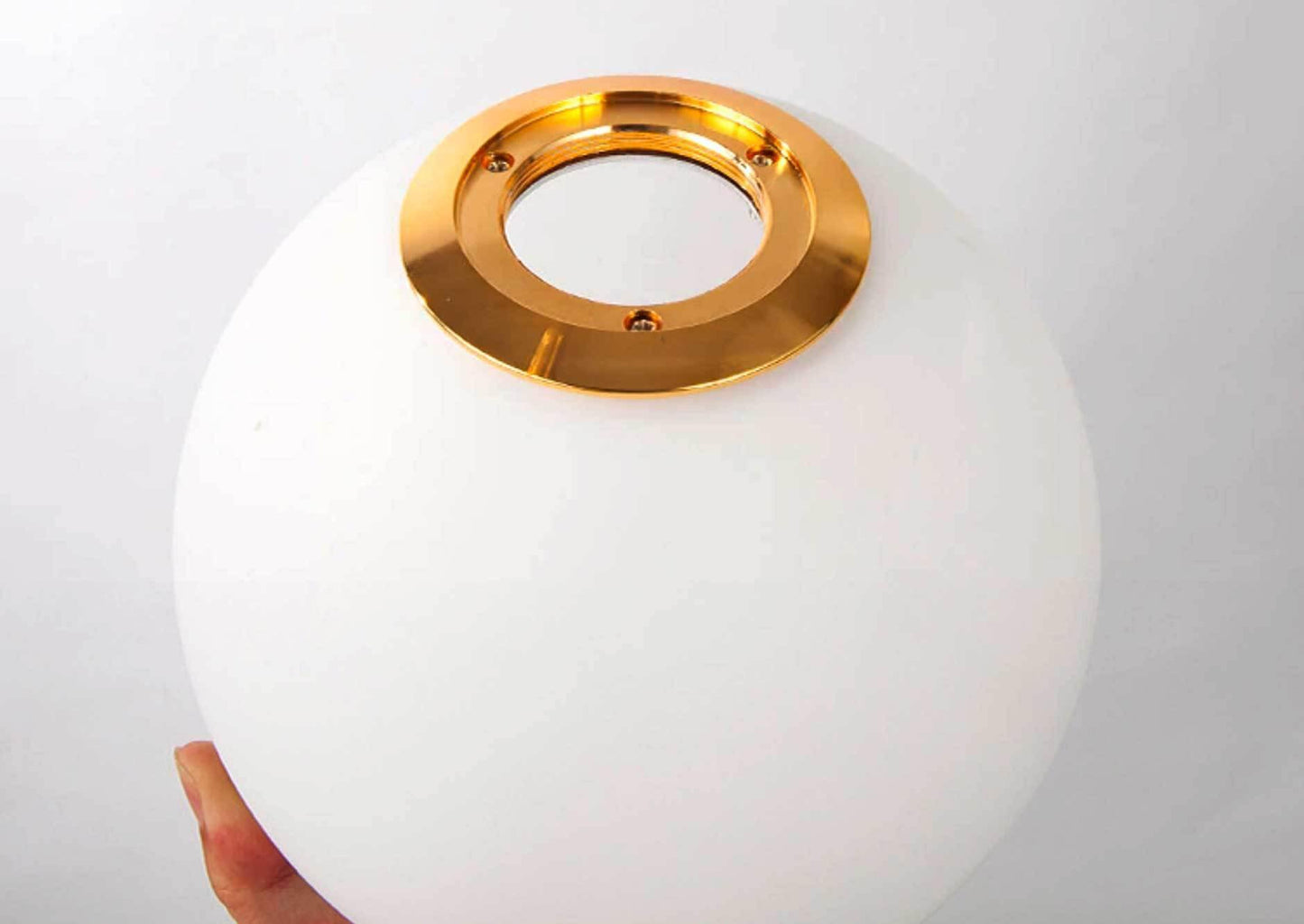 Gold Metal Globe Pendant - Nordic Side - 