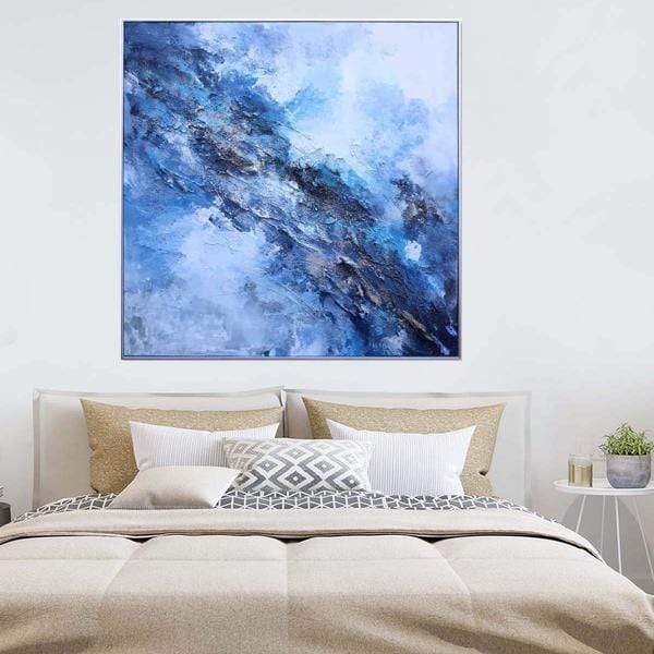 Regular Blues Oil Painting - Nordic Side - Oil Painting