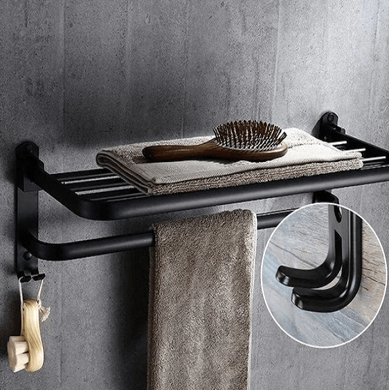 Greta - Black Matte Towel Rack - Nordic Side - architecture, art, artist, bathroom vanity, contemporaryart, decor, decoration, design, designer, designinspiration, edison, Greta - Black Matte