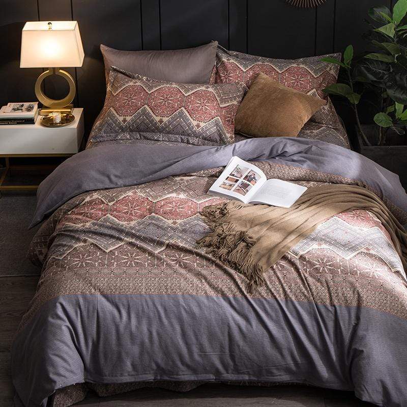 Bohe Lux Duvet Cover Set - Nordic Side - bed, bedding, spo-enabled