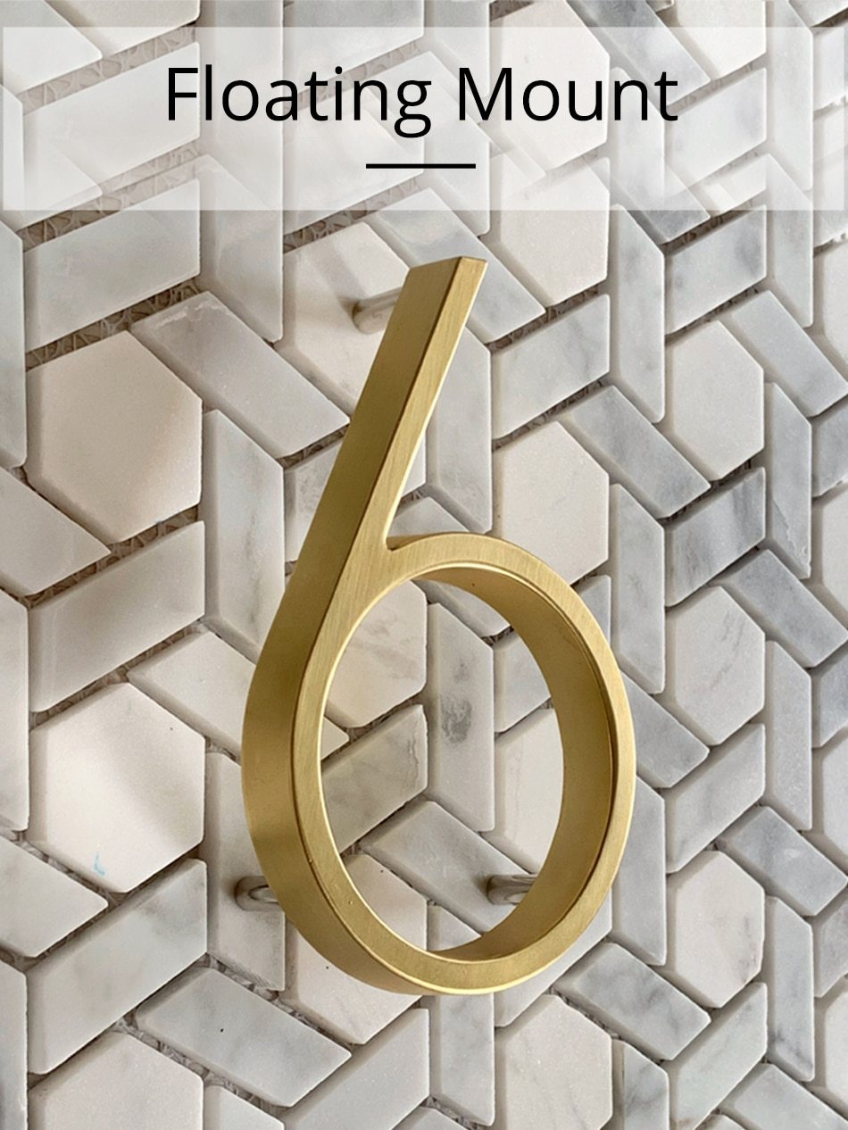 Airresa - Classic House Number Signs - Nordic Side - Decor, House Numbers