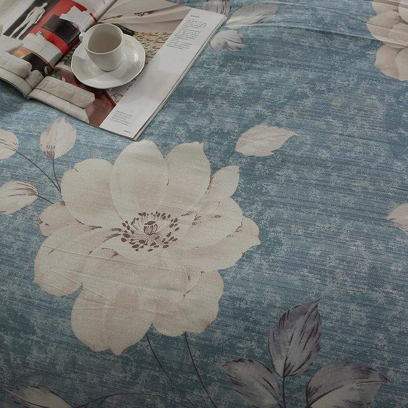 Floral Chise Duvet Cover Set - Nordic Side - bed, bedding, spo-enabled