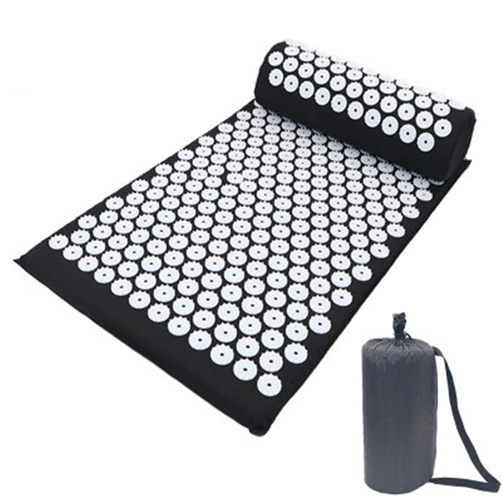 Acupressure Mat for Massage, Relaxation, Pain - Nordic Side - Acupressure Yoga Mat, Acupuncture Strike Yoga mat, Affordable and safe yoga mat, Alleviate back pain, Back Pain reliever massage 