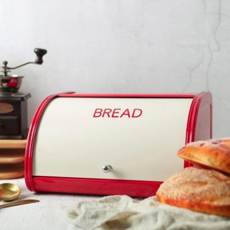 Lansa Bread Box - Nordic Side - Bin, box, Bread, Kitchen, Metal, Storage