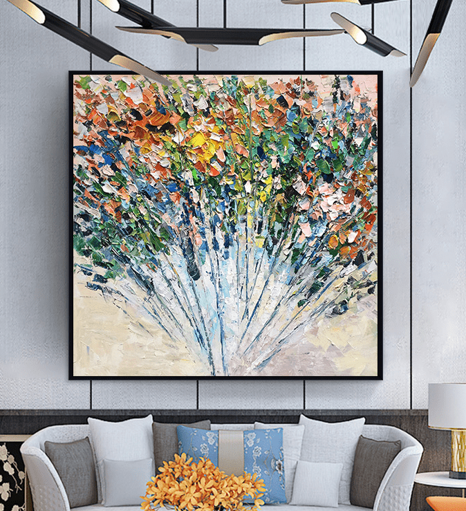 Swarm of Colors Oil Painting - Nordic Side - Oil Painting, spo-disabled