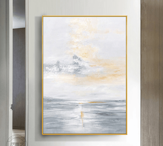 Middle of the Ocean Oil Painting - Nordic Side - Oil Painting, spo-disabled