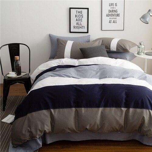 Coconil Stripe Cotton Duvet Cover Sets - Nordic Side - 100%, Bedding, Coconil, Cotton, Sets, Stripe