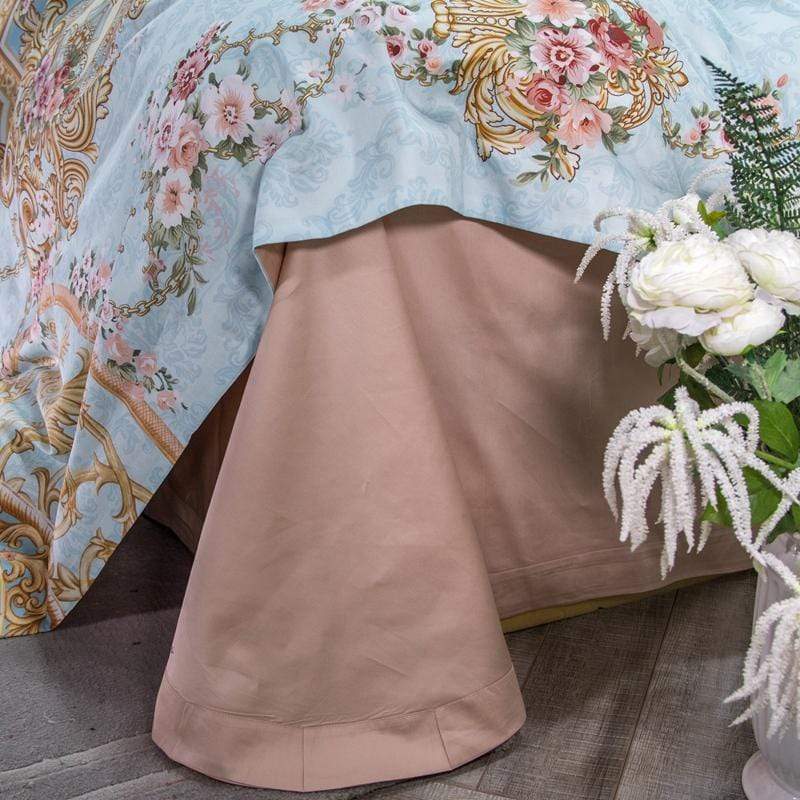 El Rosas Duvet Cover Set (Egyptian Cotton) - Nordic Side - bed, bedding, spo-enabled