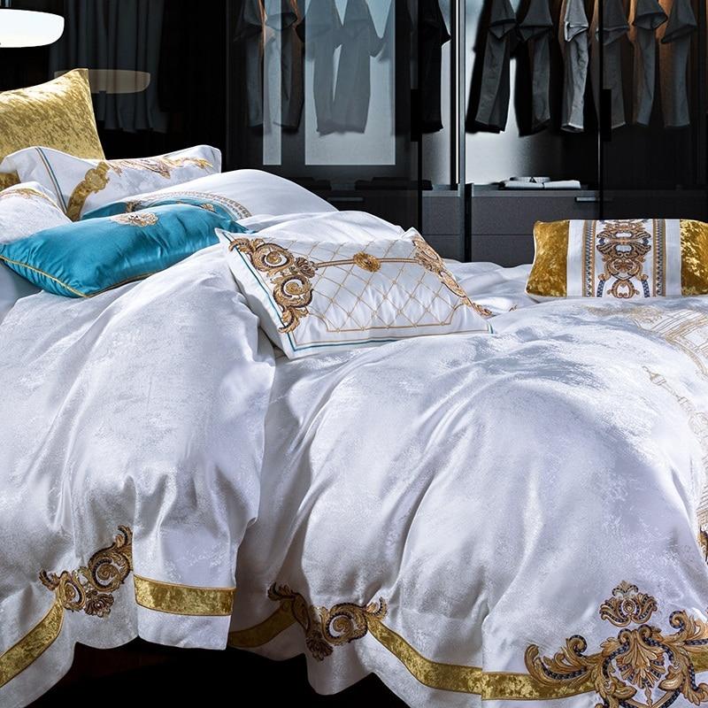 Luxury Royal White Bedding Set
