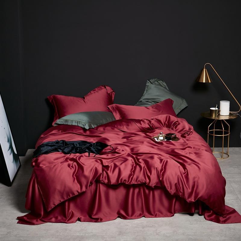 Averata Premium Tencel Silk Luxury Duvet Cover Set - Nordic Side - Averata, Bedding, Luxury, Premium, Set, Silk, Tencel