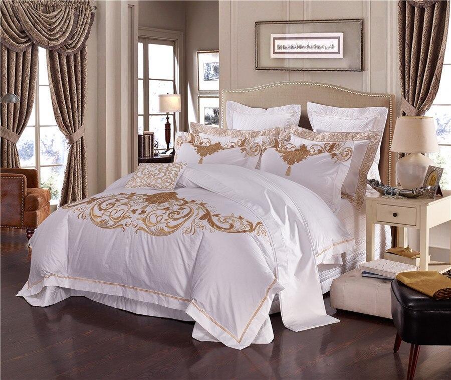Brizia Luxury Egyptian Cotton Embroidery Bedding Set - Nordic Side - Bedding, Brizia, Cotton, Egyptian, Embroidery, Luxury, Set