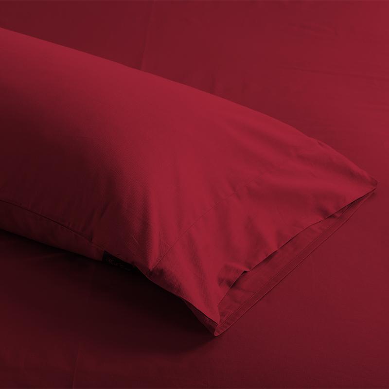 Murlen Luxury Red Satin Cotton  Royal Duvet Cover Set - Nordic Side - Bedding, Cotton, Luxury, Moonir, Red, Royal, Satin, set