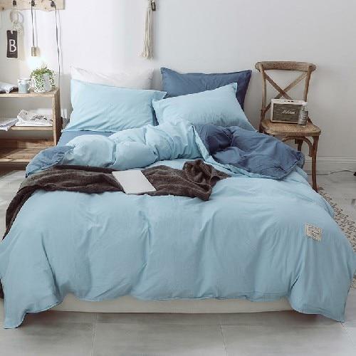 Eslaniya 100% Cotton Classic Minimalist Duvet Cover Set - Nordic Side - 100%, Bedding, Classic, cotton, Eslaniya, Minimalist, Set