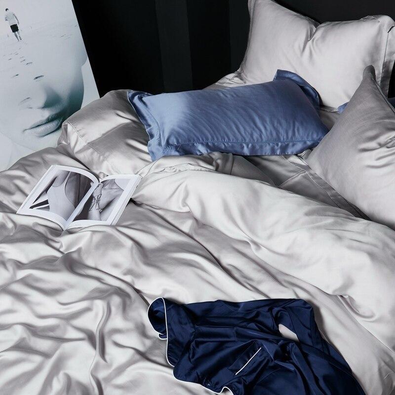 Averata Premium Tencel Silk Luxury Duvet Cover Set - Nordic Side - Averata, Bedding, Luxury, Premium, Set, Silk, Tencel