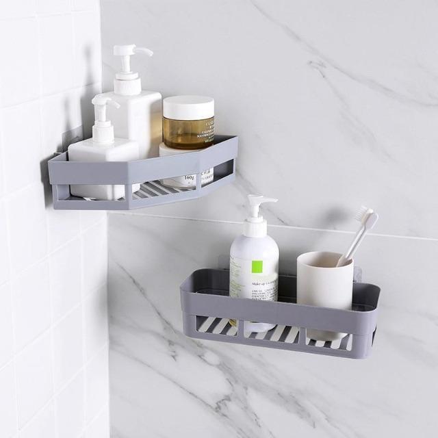 Darcia - Corner Bathroom Shelves - Nordic Side - BATH, Bed & Bath