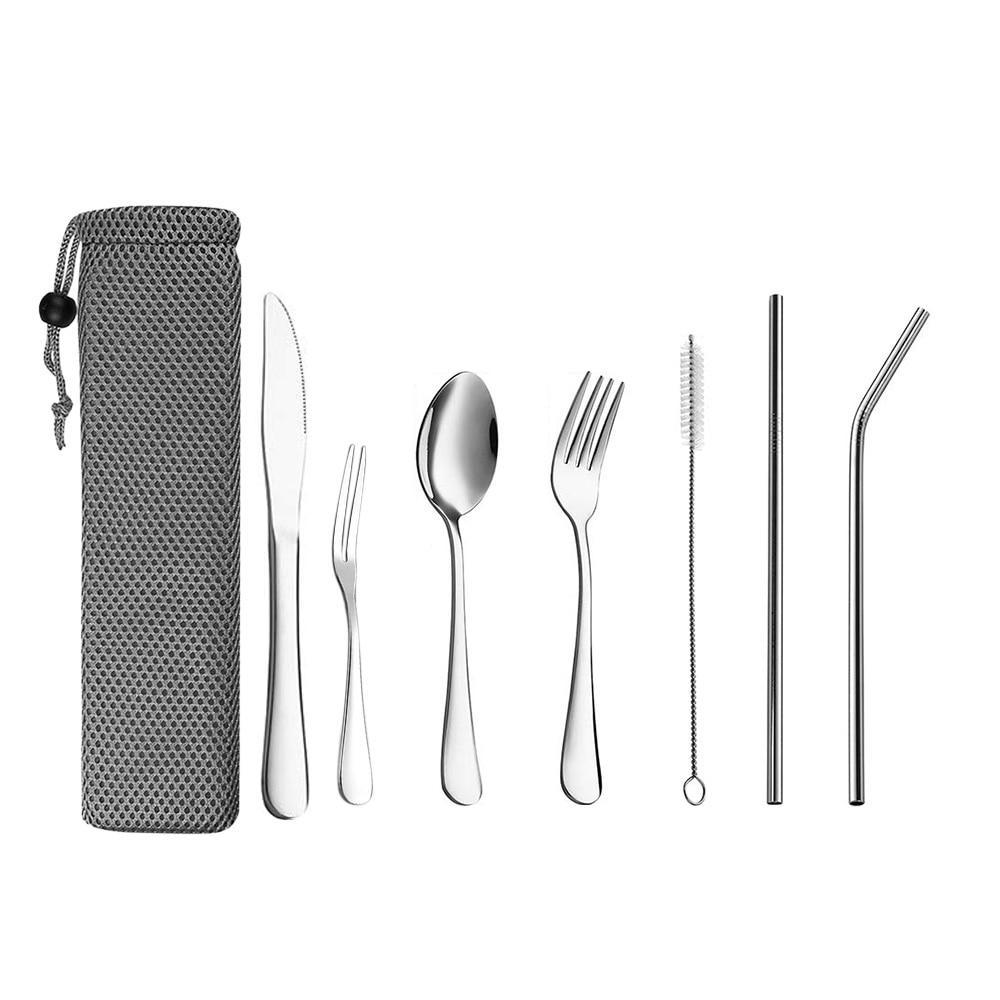 Sorairo Straws and Dinnerware Travel set - Nordic Side - Dinnerware, Flatware, flatware for gift, Flatware Sets, gift box, set, straw, Straws, Travel