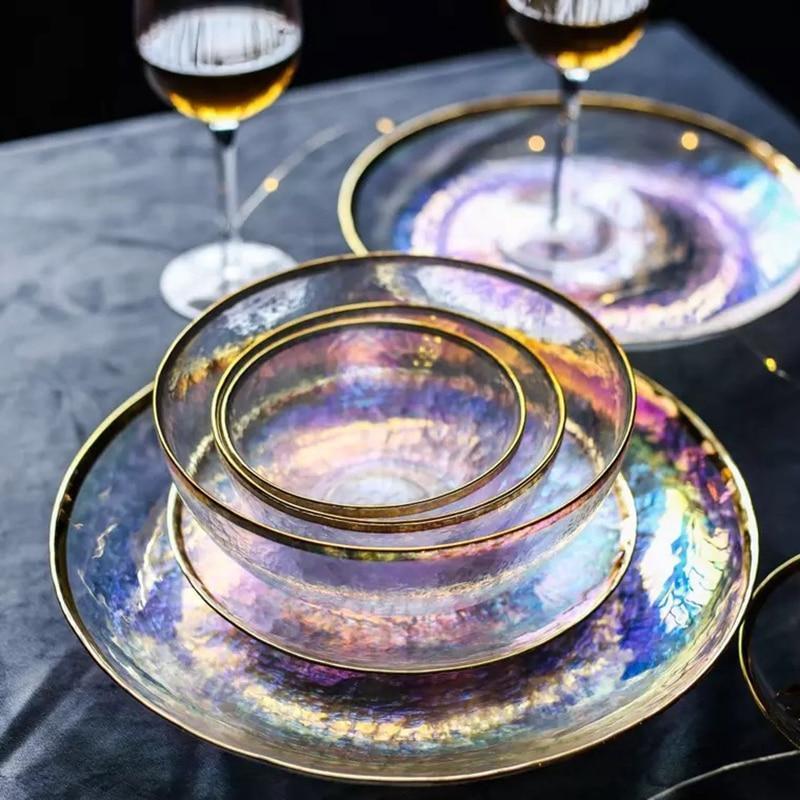 Iris Dinnerware - Nordic Side - dinnerware, Plate, plates, rainbow dinnerware, unicorn dinnerware