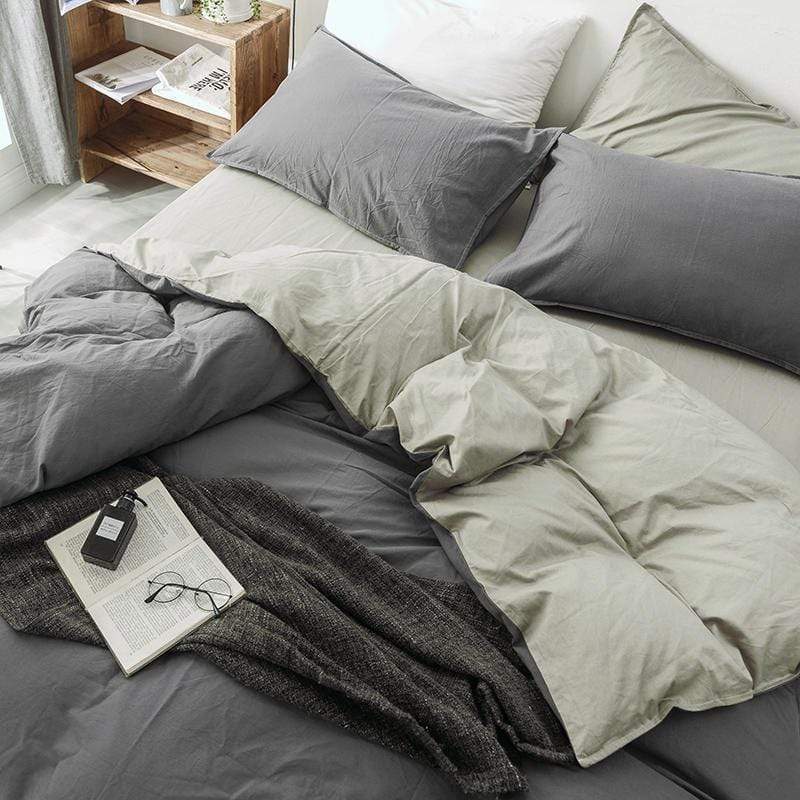 Stark Duvet Cover Set - Nordic Side - bedding