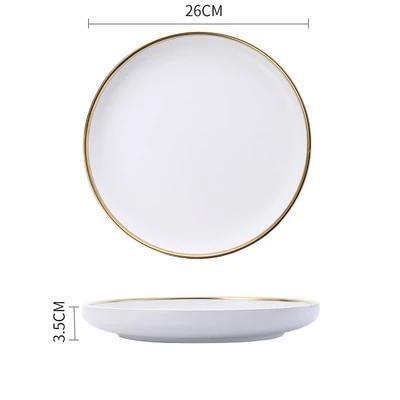 Florence Plate - Nordic Side - bowls, dinnerware, plates
