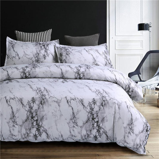Marble Pattern Bedding Set - Nordic Side - 