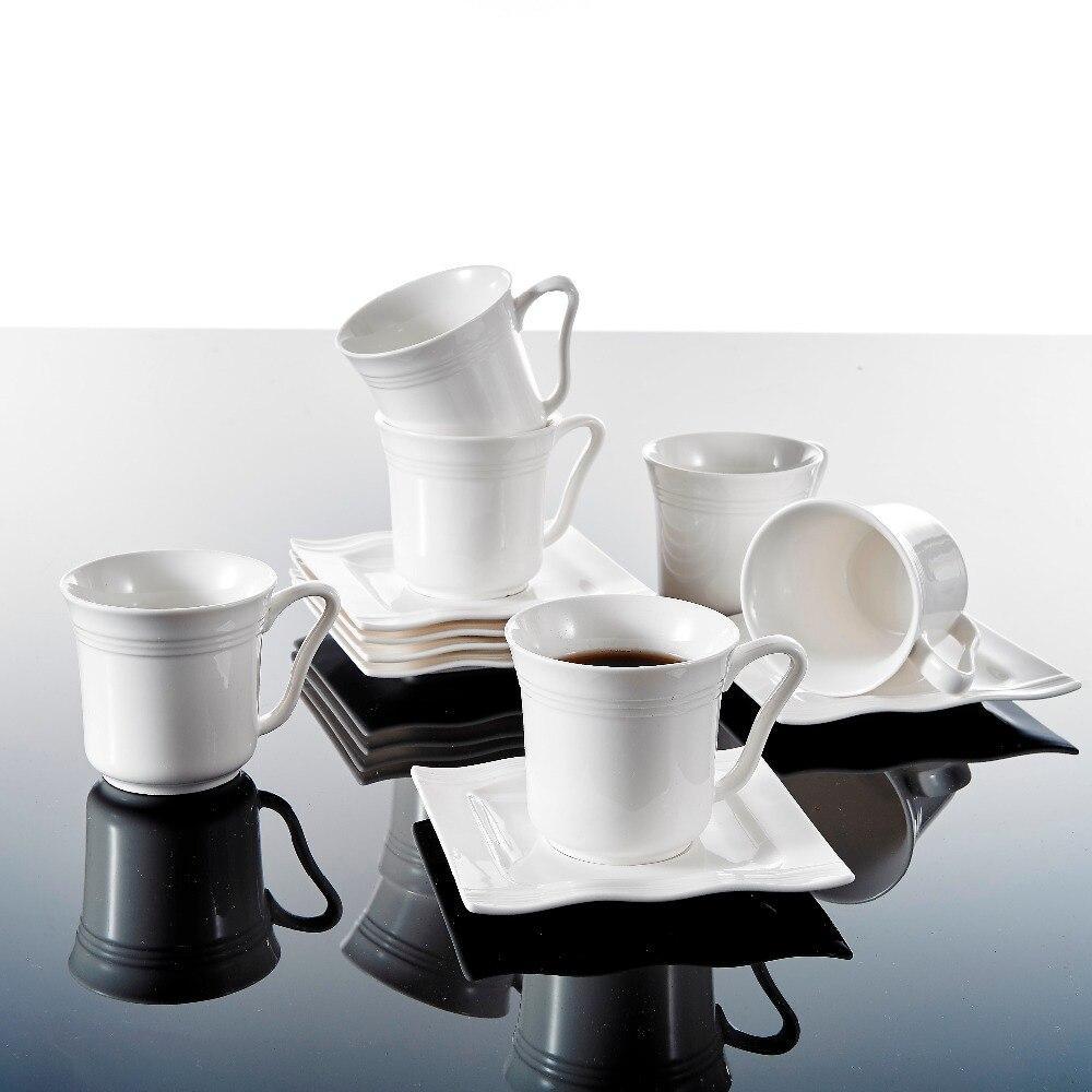 MALACASA Elvira 60-Piece White Porcelain Tableware Dinner Set with