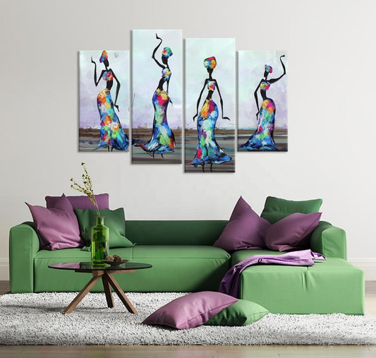 Spirit of Dance Stretched Canvas - Nordic Side - 4 Piece, Acrylic Image, canvas art, Canvas Image, spo-enabled