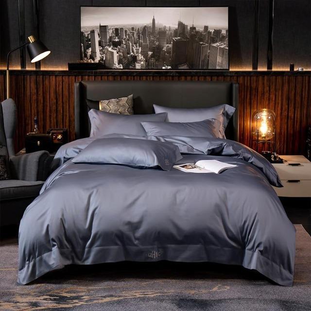 Svana - Elegant Cotton Soft Duvet Cover Set - Nordic Side - BED, Bed & Bath, BEDDING