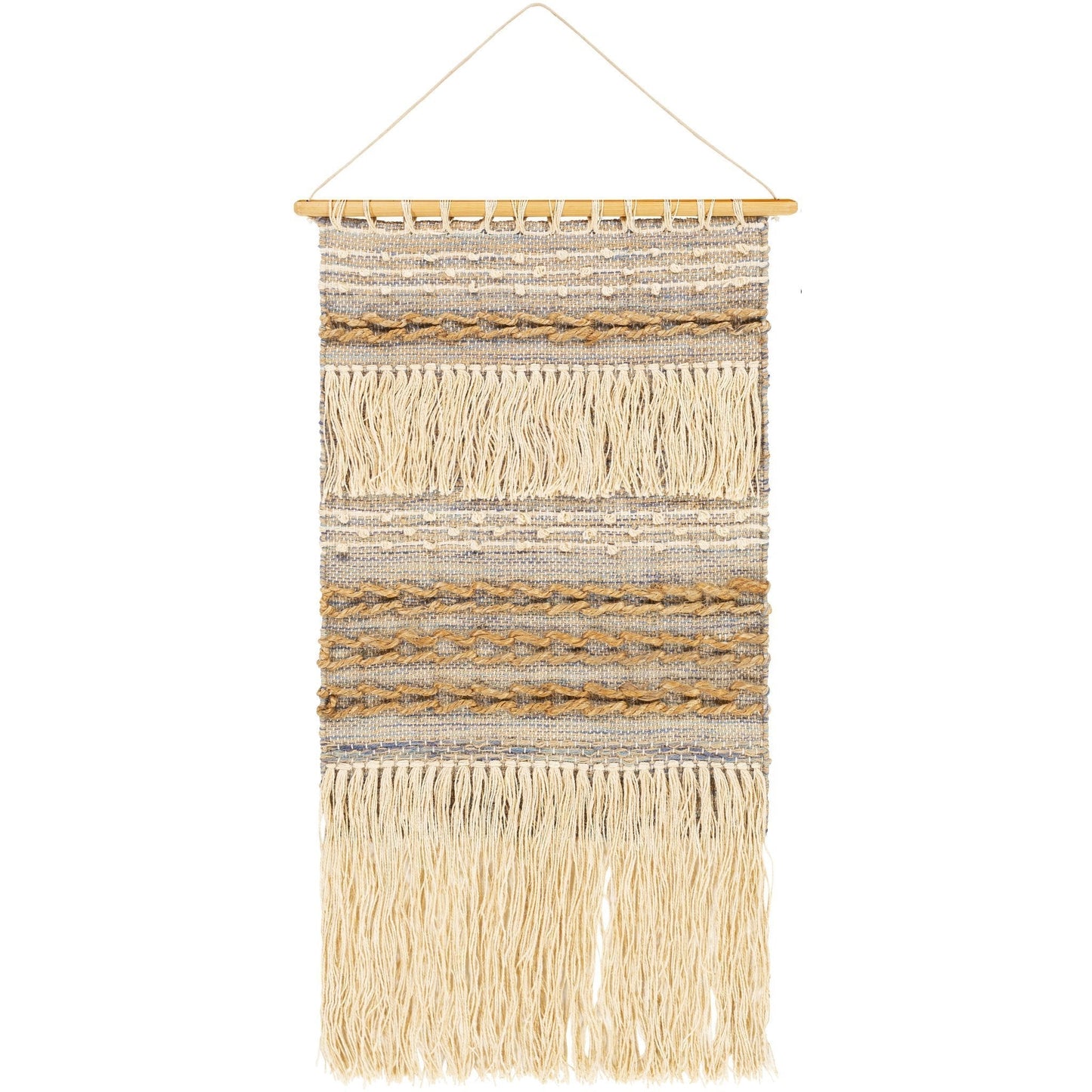 Multi-Tone Macrame Woven Wall Tapestry - Nordic Side - 