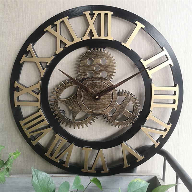 Industrial Style Wall Clock - Nordic Side - Wall Clock