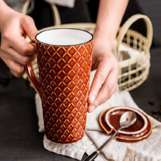 Large Ceramic Coffee Mug - Nordic Side - decoration, home, homedeco, homedecor, homedecoration, homedesign, homeinterior, homestyling, homesweethome, inspiration, instahome, interior, interio