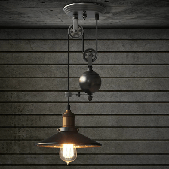 Lincoln - Black Mirror Shade Pulley Pendant Light - Nordic Side - archidaily, archilovers, architecture, architecturelovers, architectureporn, art, artist, concrete, contemporaryart, decor, d