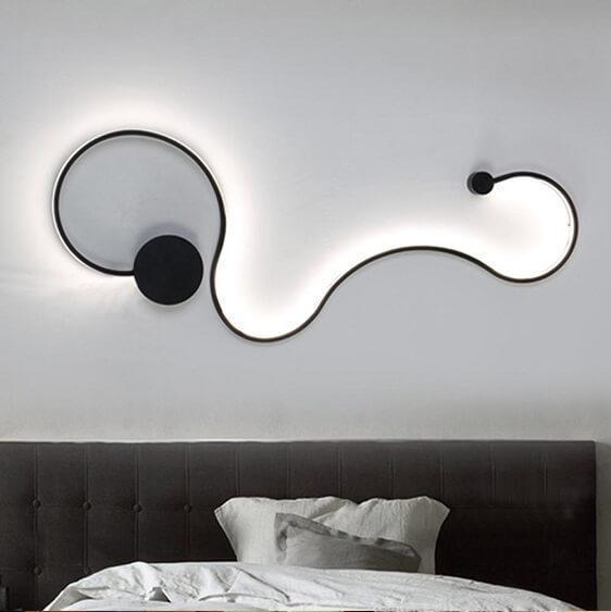 Locta Modern LED Light - Nordic Side - Curligue Light, hinkleylighting, hinkleystyle, homedecor, homedesign, homeimprovement, homeinspo, homestyle, interior, interiordecor, interiordesign, in