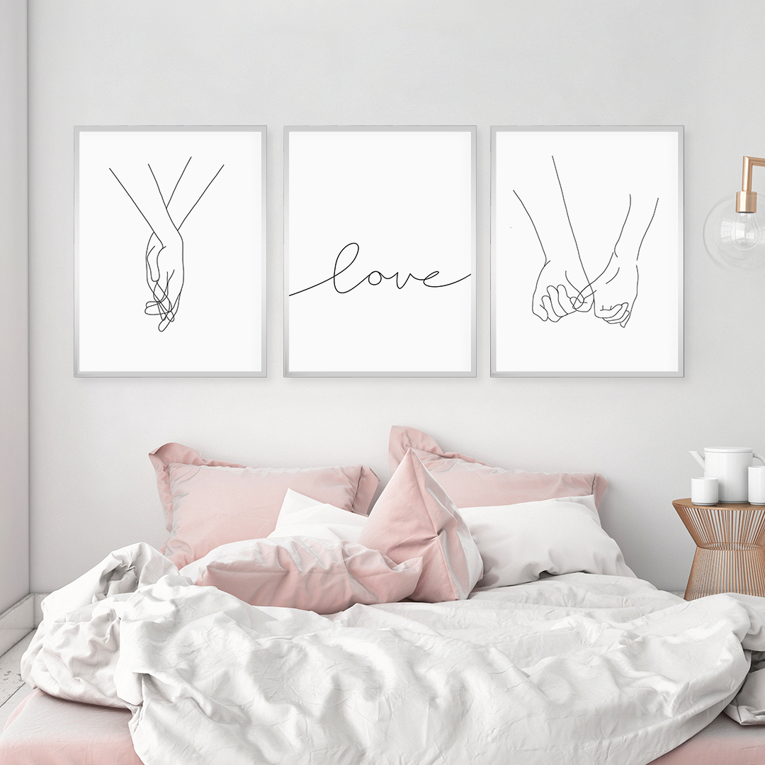 Lover Line Prints - Nordic Side - Art + Prints, not-hanger