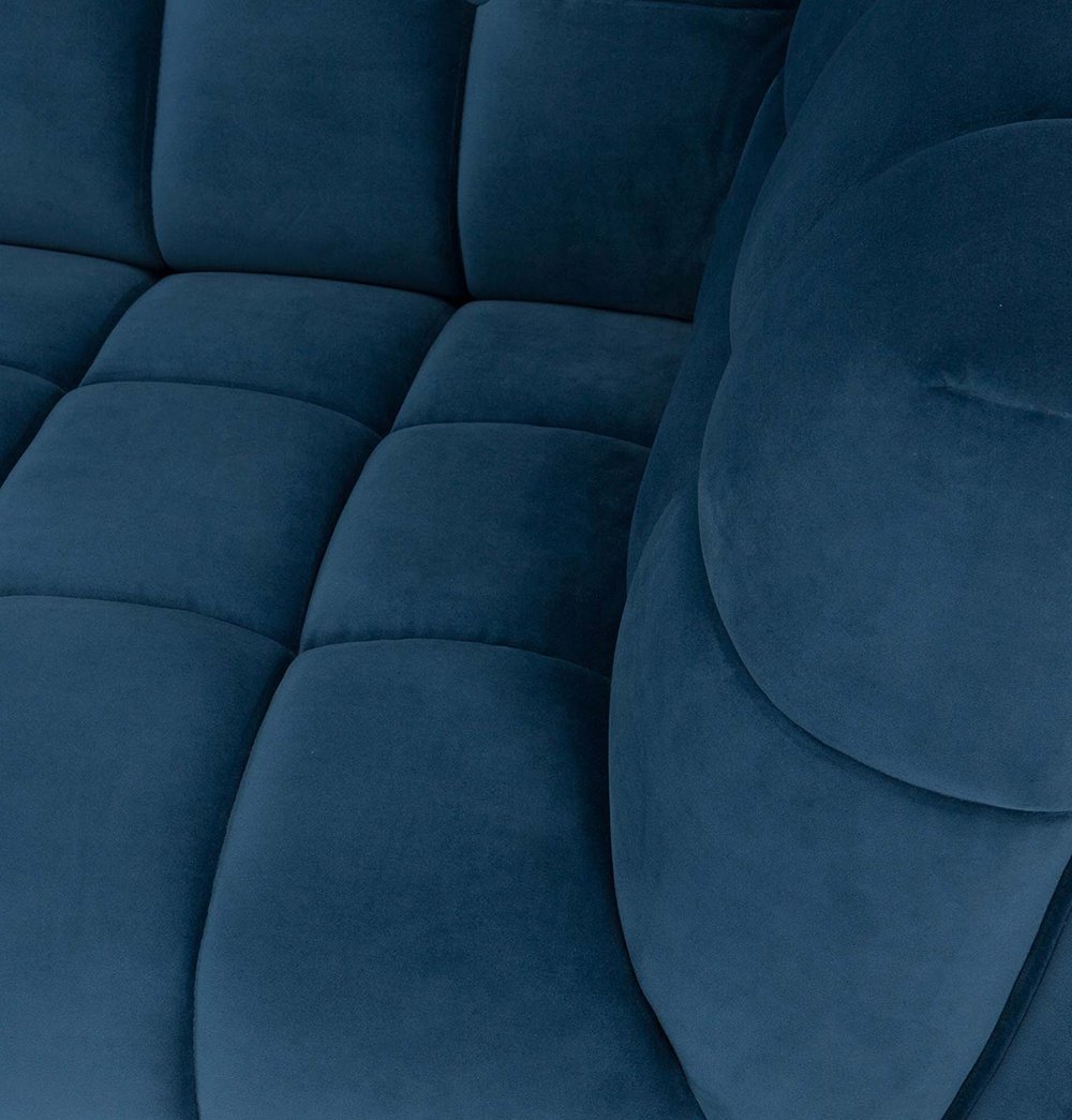 Lucas - Blue Velvet 2-Seater Sofa - Nordic Side - 06-10, feed-cl0-over-80-dollars, feed-cl1-furniture, feed-cl1-sofa, gfurn, hide-if-international, modern-furniture, sofa, us-ship