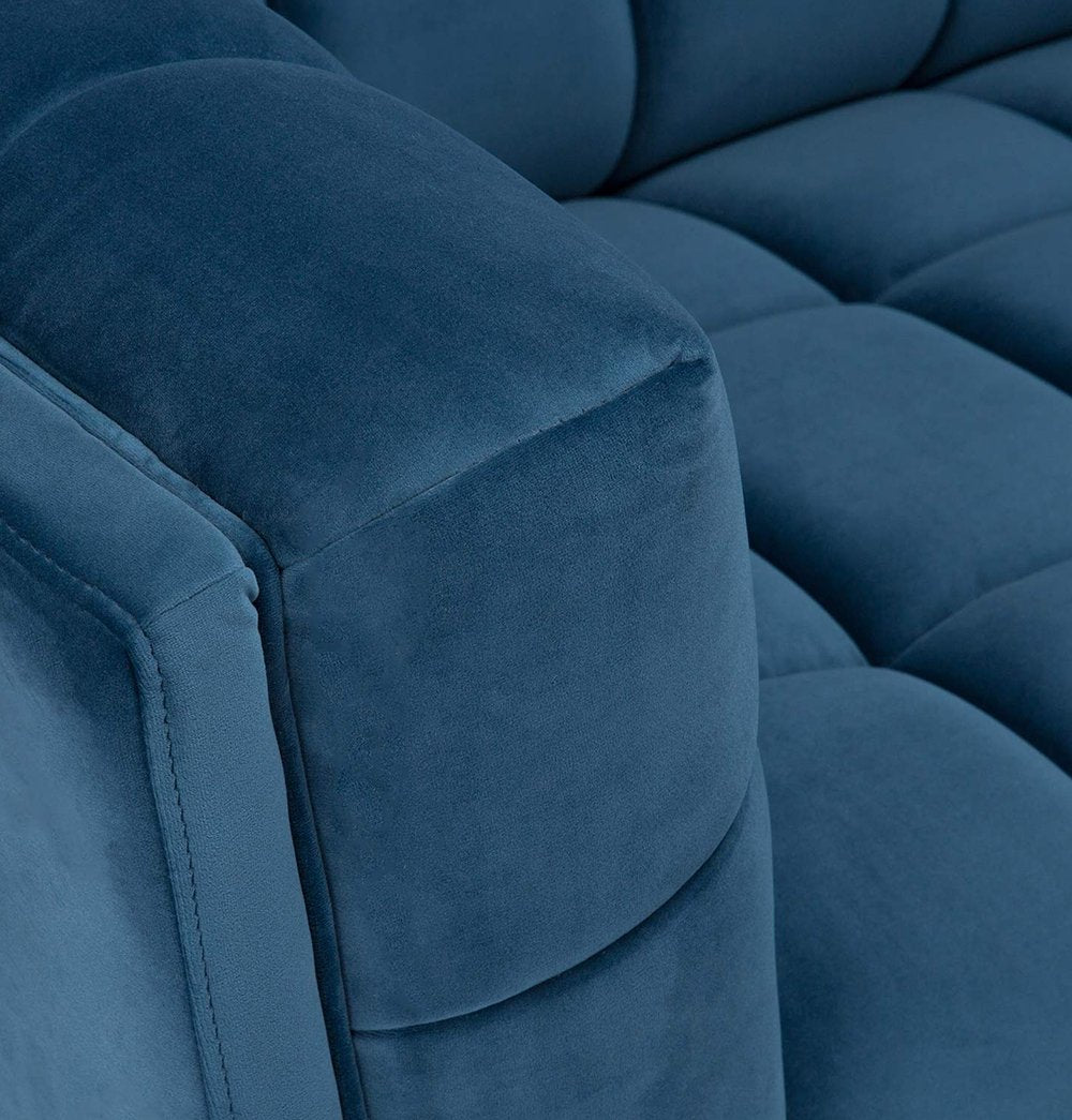 Lucas - Blue Velvet 2-Seater Sofa - Nordic Side - 06-10, feed-cl0-over-80-dollars, feed-cl1-furniture, feed-cl1-sofa, gfurn, hide-if-international, modern-furniture, sofa, us-ship