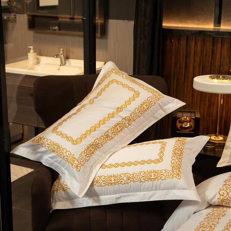 Modern Simplicity Egyptian Cotton Duvet Cover Set - Nordic Side - bed, bedding, bedroom, duvet