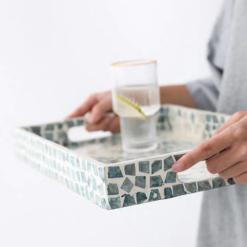 Tiled Tray - Nordic Side - dining, mugs and glasses
