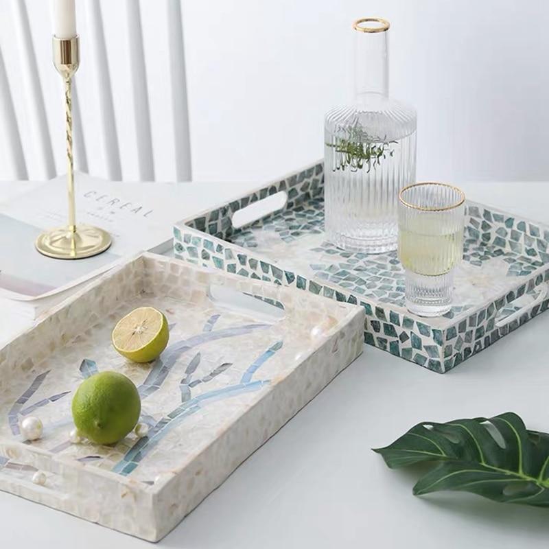 Tiled Tray - Nordic Side - dining, mugs and glasses