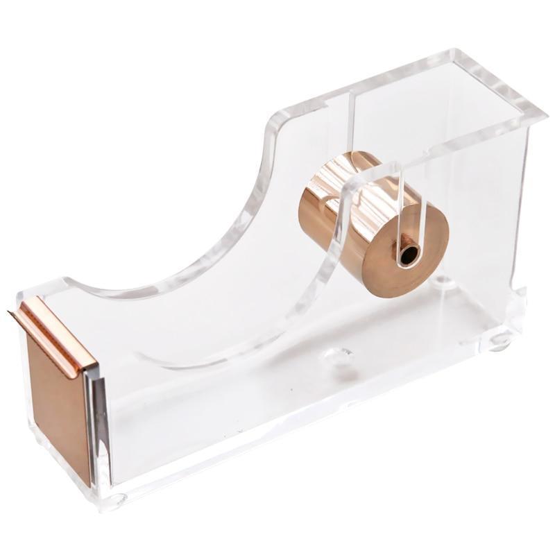 Rose Gold Acrylic Tape Dispenser - Nordic Side - not-hanger