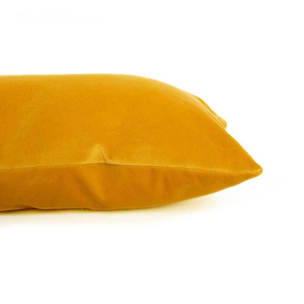 Matte Velvet Yellow Cushion Cover - Nordic Side - 