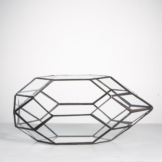 Ruth - Modern Glass Terrarium Container - Nordic Side - Decor, Modern Planters, VASES/POTS