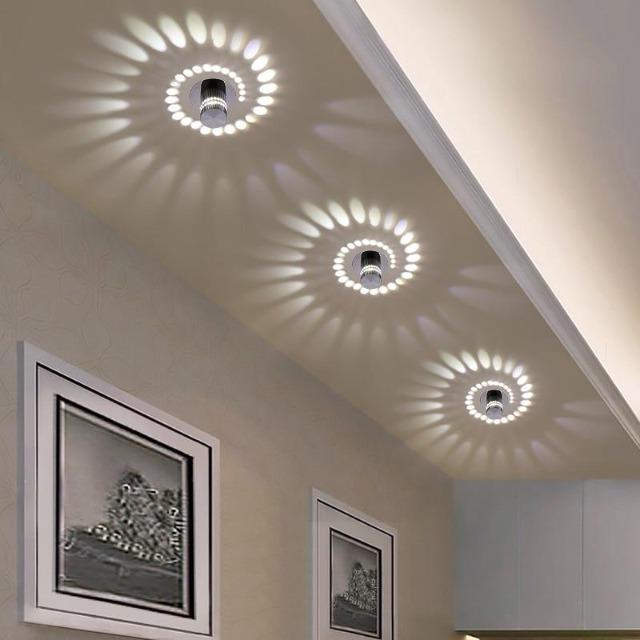 Kalene - Modern LED Spiral Ceiling Light - Nordic Side - LIGHTING, Lightning