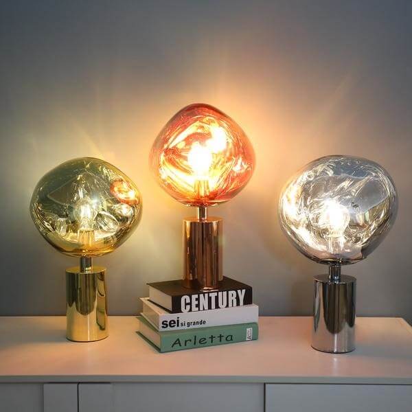 Modern Melt Led Table Lamp Replica Tom Dixon Gold/Chrome - Nordic Side - amazing, architecture, arcitecture, art, artichture, artist, bathroom vanity, beautiful, business, canvas, clock, cloc