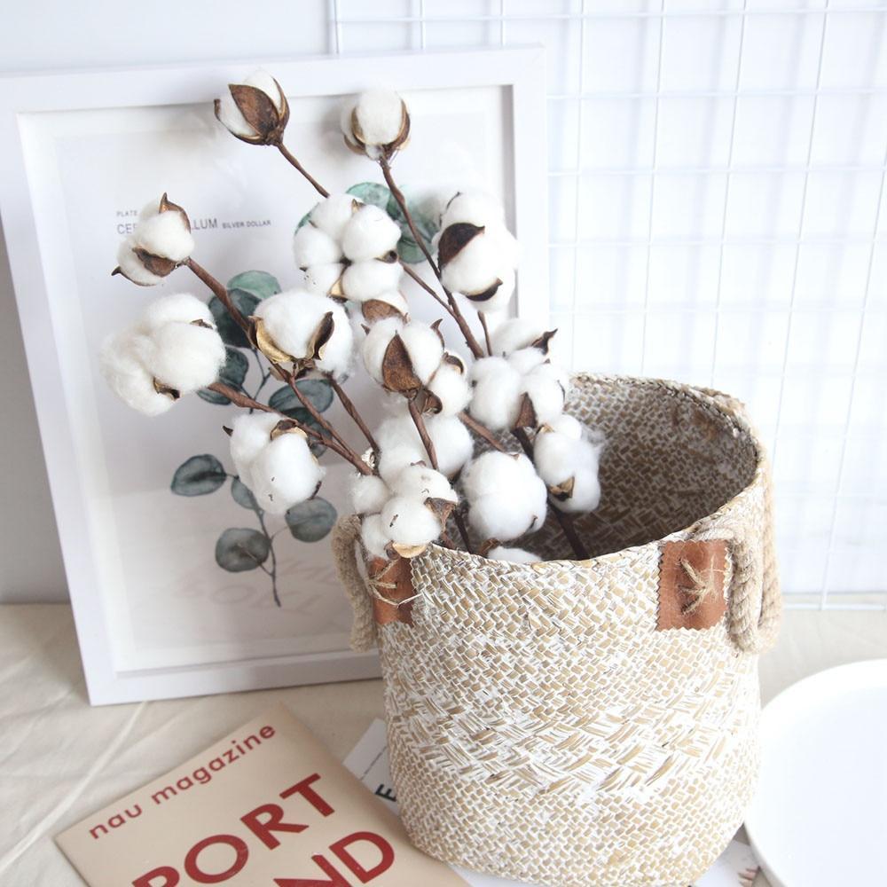 Cotton Flower Branch - Nordic Side - Decor, not-hanger, Plants