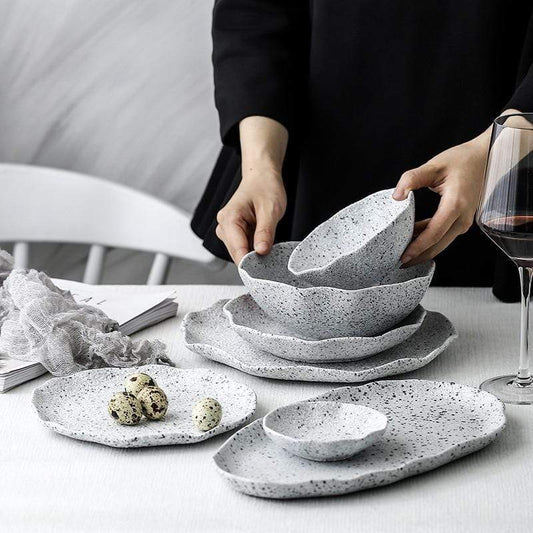 Salt & Pepper Plate Collection - Nordic Side - dining, plates